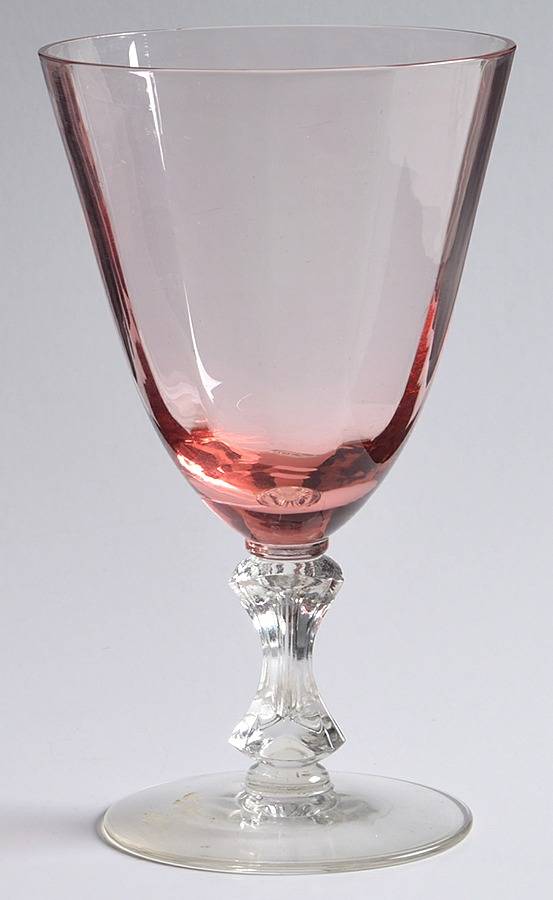 Carnation Water Goblet by Tiffin-Franciscan-1