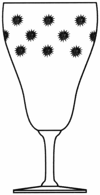 Canadian Star Water Goblet by Tiffin-Franciscan-1