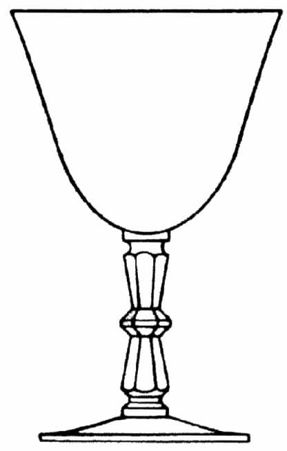 Casino Water Goblet by Tiffin-Franciscan-1