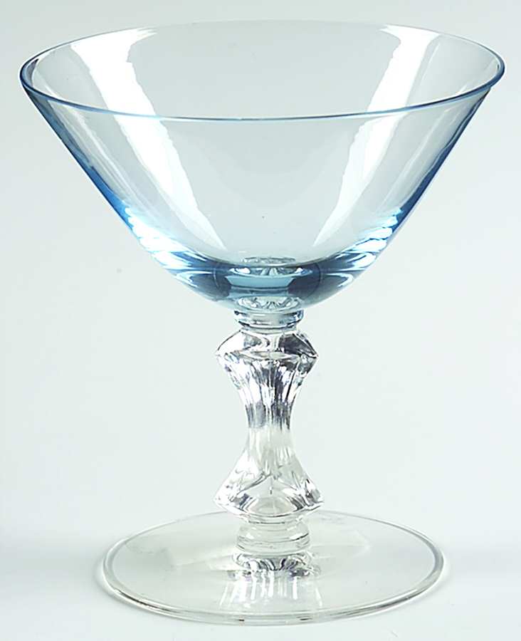 Cerulean Blue Champagne/Tall Sherbet by Tiffin-Franciscan-1