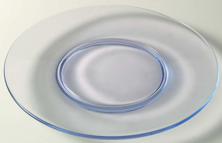 Cerulean Blue Luncheon Plate by Tiffin-Franciscan-1