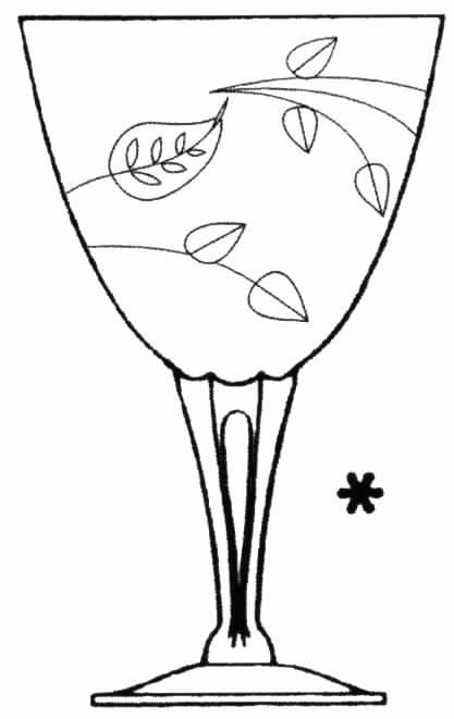 Chanel Water Goblet by Tiffin-Franciscan-1