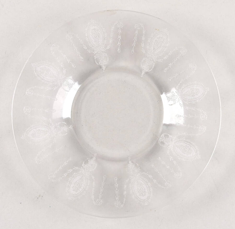 Charmain Clear Bread & Butter Plate by Tiffin-Franciscan-1