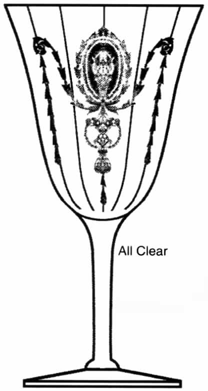Charmain Clear Water Goblet by Tiffin-Franciscan-1