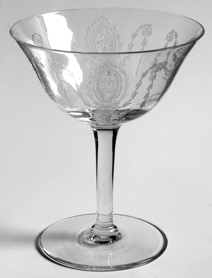 Charmain Clear Champagne/Tall Sherbet by Tiffin-Franciscan-1