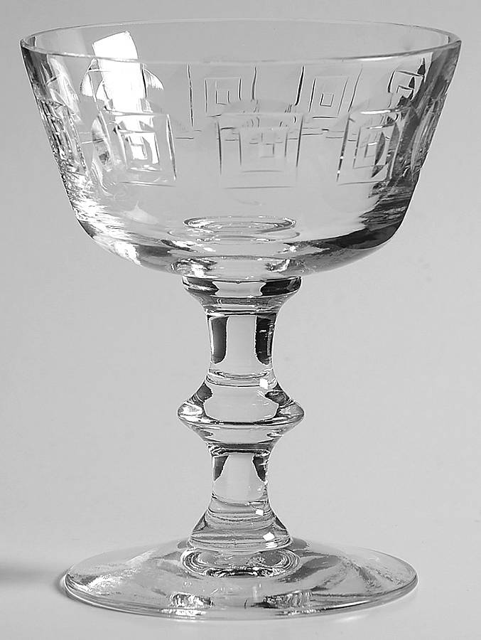 Chippendale Champagne/Tall Sherbet by Tiffin-Franciscan-1