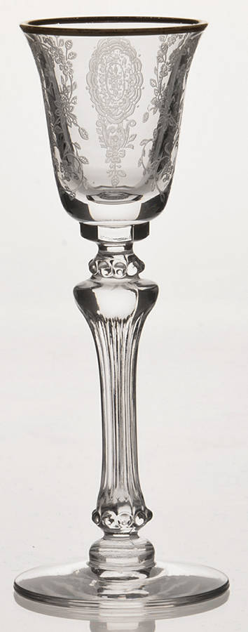 Cherry Laurel Cordial Glass by Tiffin-Franciscan-1
