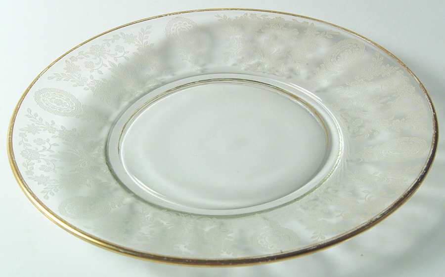 Cherry Laurel Luncheon Plate by Tiffin-Franciscan-1