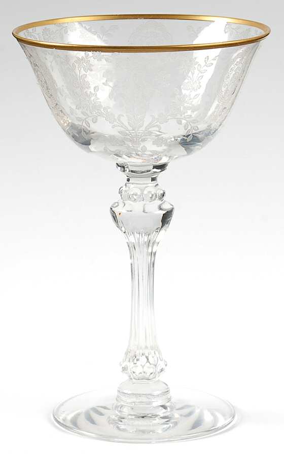 Cherry Laurel Champagne/Tall Sherbet by Tiffin-Franciscan-1