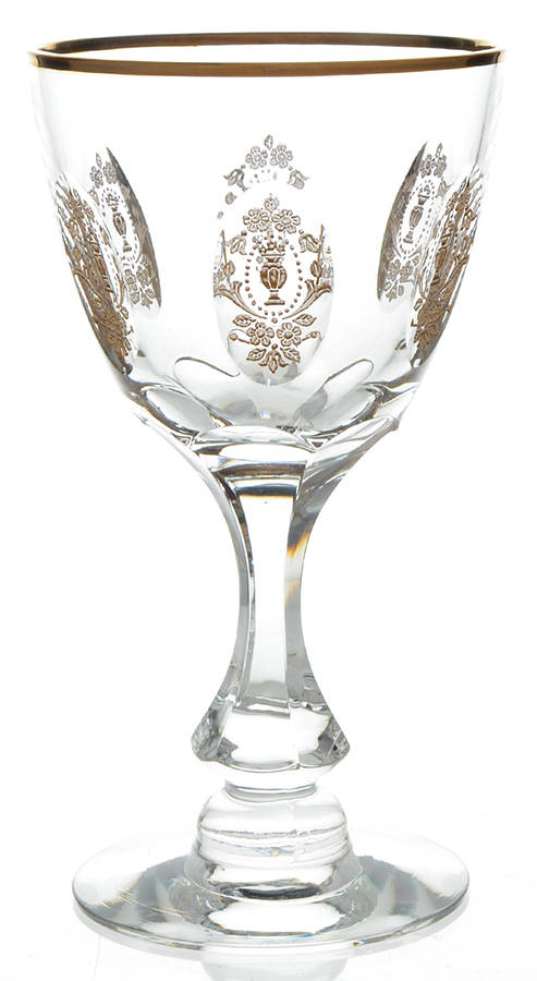 Chateau Remond (Gold Trim) Wine Glass by Tiffin-Franciscan-1