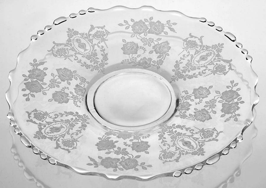 Cherokee Rose Bread & Butter Plate by Tiffin-Franciscan-1