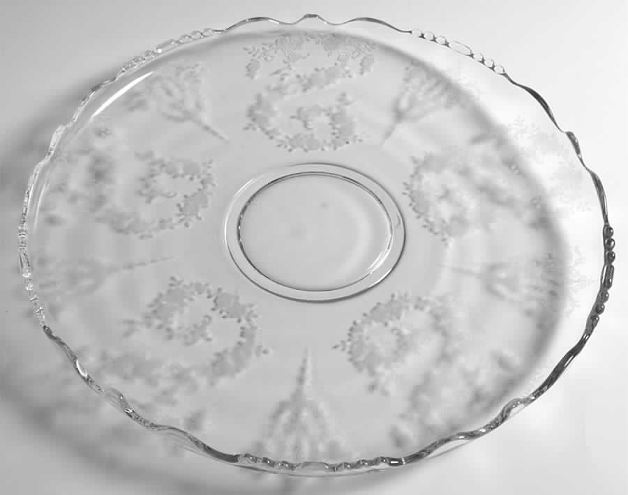 Cherokee Rose 13" Cabaret Plate by Tiffin-Franciscan-1