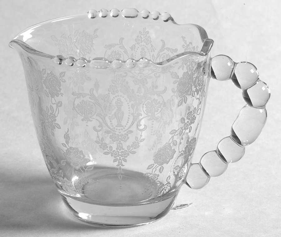 Cherokee Rose Creamer by Tiffin-Franciscan-1