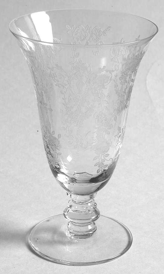Cherokee Rose 8 Oz Footed Tumbler by Tiffin-Franciscan-1