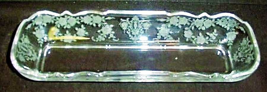 Cherokee Rose 10" Oblong Celery by Tiffin-Franciscan-1