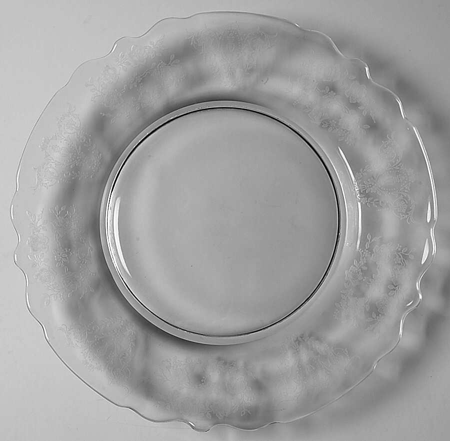 Cherokee Rose Luncheon Plate by Tiffin-Franciscan-1