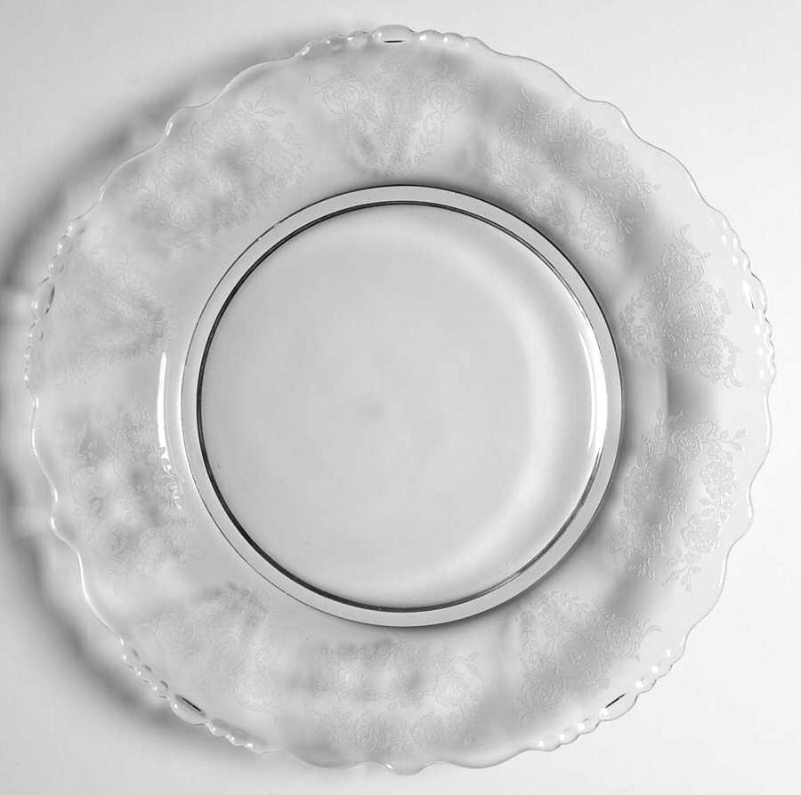 Cherokee Rose Luncheon Plate by Tiffin-Franciscan-1