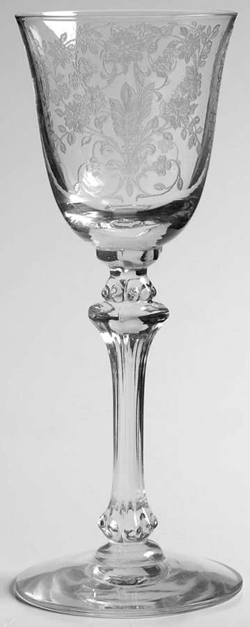 Cherokee Rose Sherry Glass by Tiffin-Franciscan-1