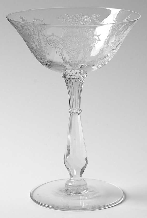 Cherokee Rose Champagne/Tall Sherbet by Tiffin-Franciscan-1
