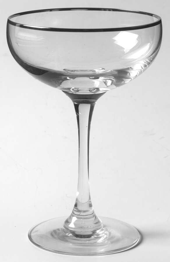 Classic (Stem 17674, Platinum) Champagne/Tall Sherbet by Tiffin-Franciscan-1