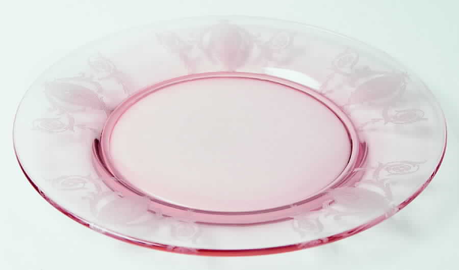 Classic Pink (Stem 15024, Pink Etched) Dinner Plate by Tiffin-Franciscan-1