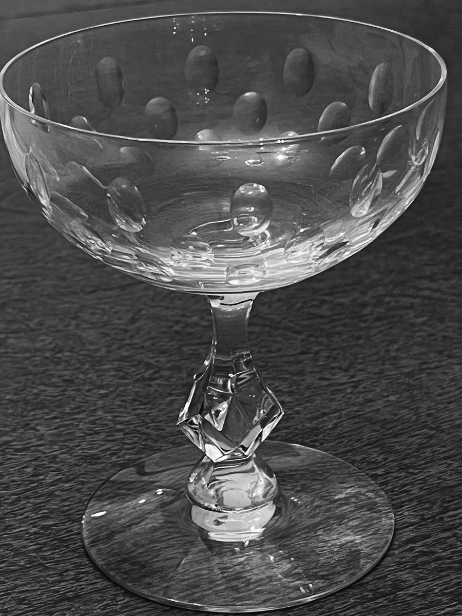 Classic (Stem 17524, Cut) Champagne/Tall Sherbet by Tiffin-Franciscan-1