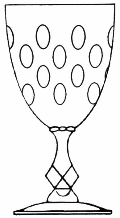 Classic (Stem 17524, Cut) Water Goblet by Tiffin-Franciscan-1