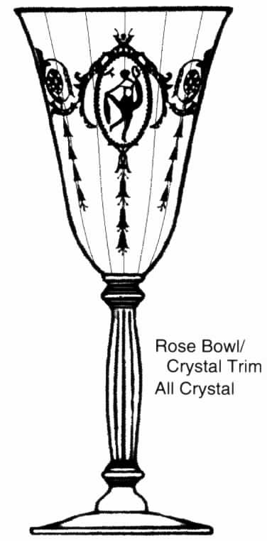 Classic Clear (Stem 15024, Etched) Water Goblet by Tiffin-Franciscan-1