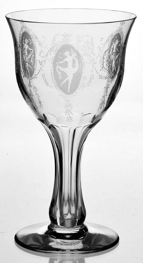 Classic (Stem 14185, Etched) Tall Hollow Stem Champagne by Tiffin-Franciscan-1