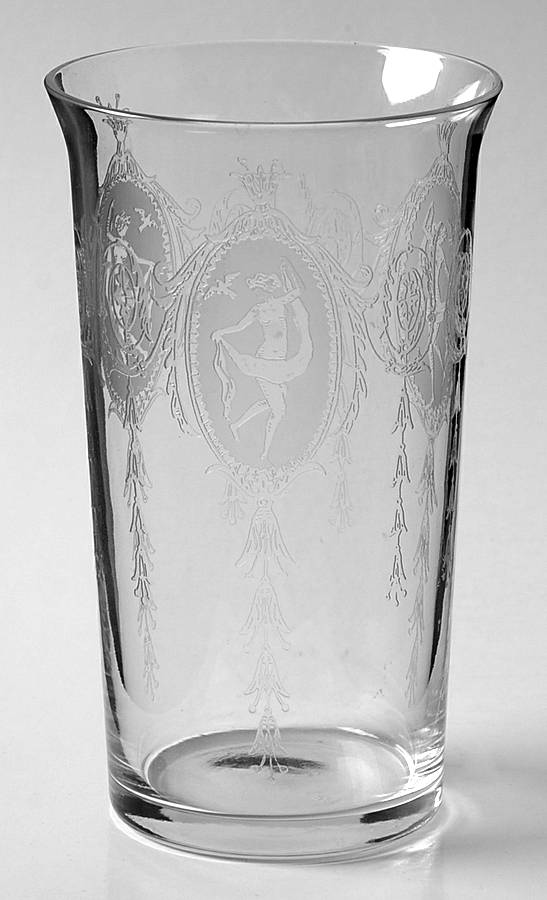 Classic (Stem 14185, Etched) 8 Oz Flat Tumbler by Tiffin-Franciscan-1