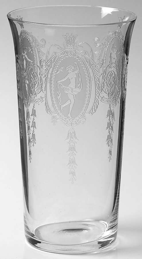 Classic (Stem 14185, Etched) 11 Oz Flat Tumbler by Tiffin-Franciscan-1