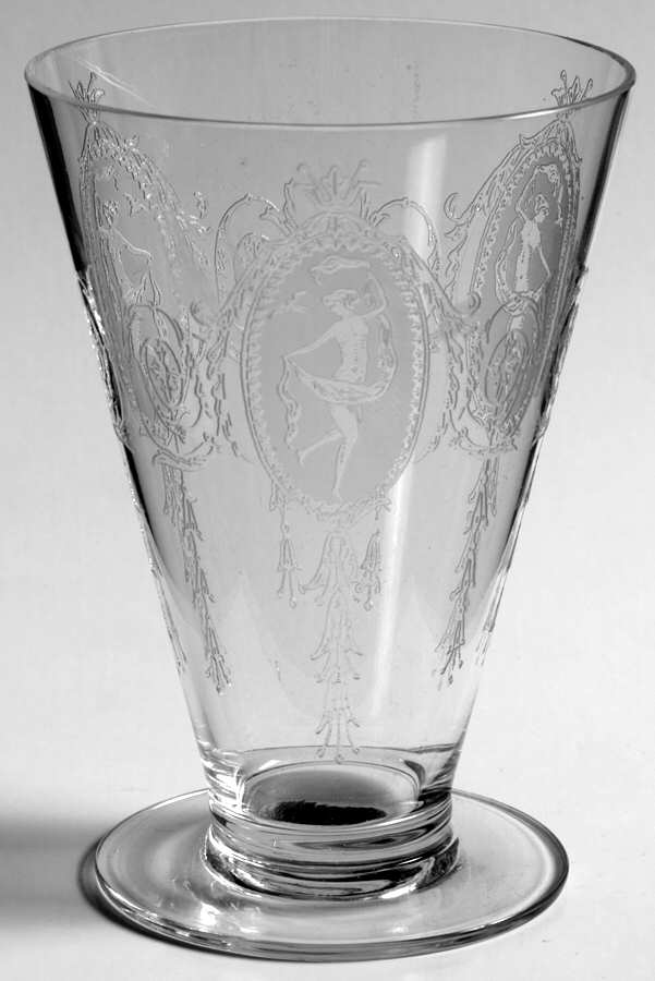 Classic (Stem 14185, Etched) 8 Oz Footed Tumbler by Tiffin-Franciscan-1