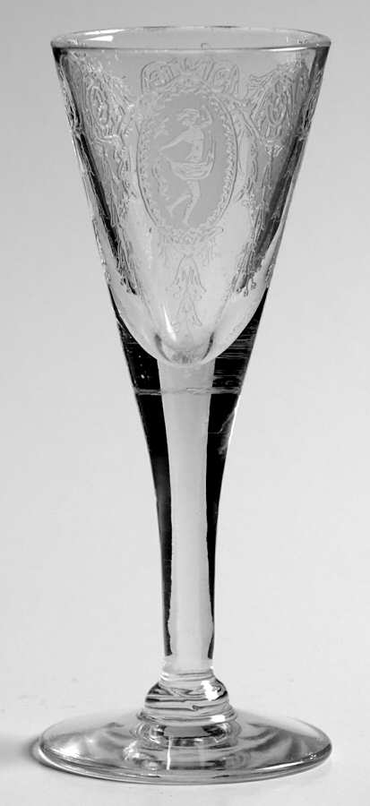 Classic (Stem 14185, Etched) Cordial Glass by Tiffin-Franciscan-1