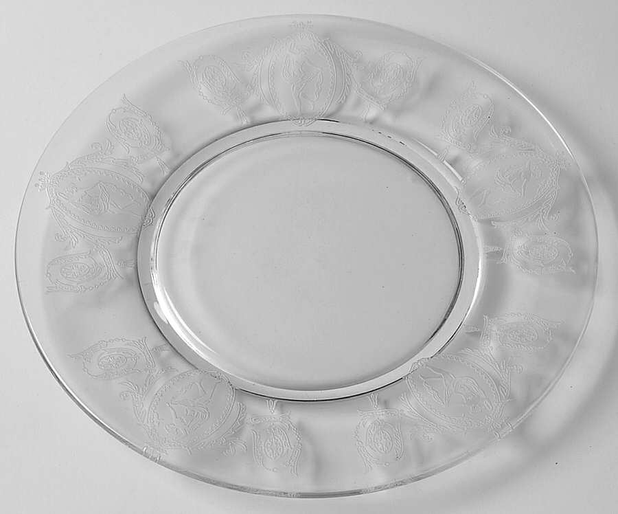 Classic (Stem 14185, Etched) Luncheon Plate by Tiffin-Franciscan-1