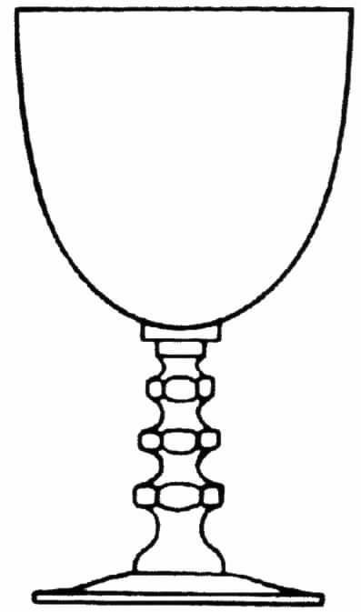 Cleo Water Goblet by Tiffin-Franciscan-1
