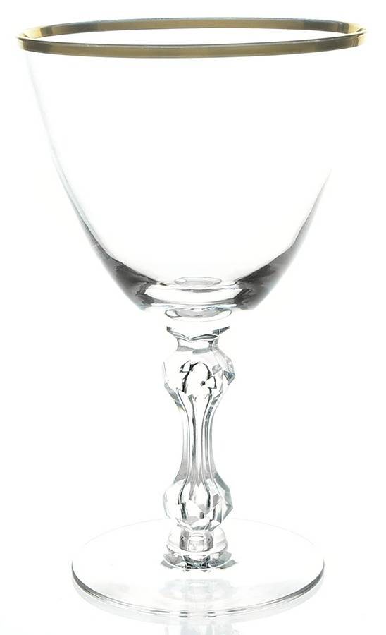 Colonade Gold (Stem 17601) Water Goblet by Tiffin-Franciscan-1