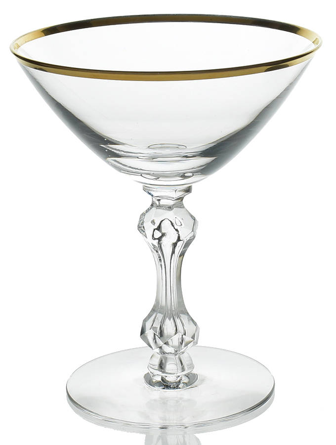 Colonade Gold (Stem 17601) Champagne/Tall Sherbet by Tiffin-Franciscan-1