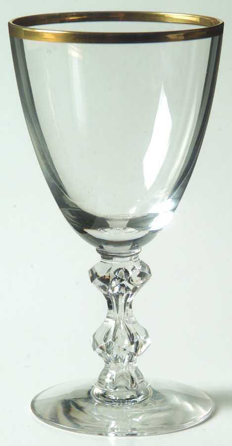 Colonade Gold (Stem 17601) Wine Glass by Tiffin-Franciscan-1