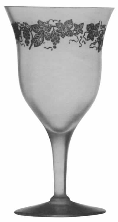 Concordia Water Goblet by Tiffin-Franciscan-1