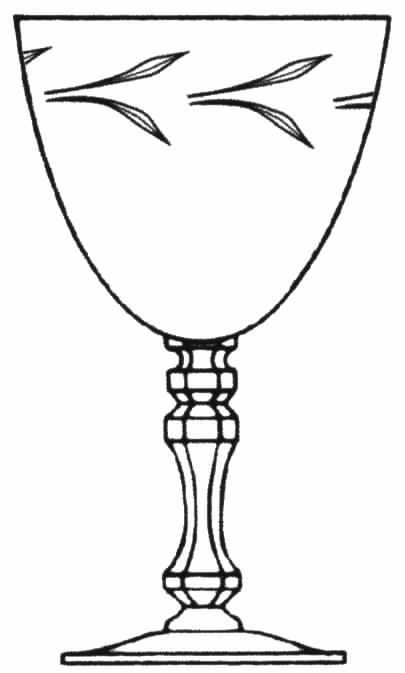 Constance Water Goblet by Tiffin-Franciscan-1