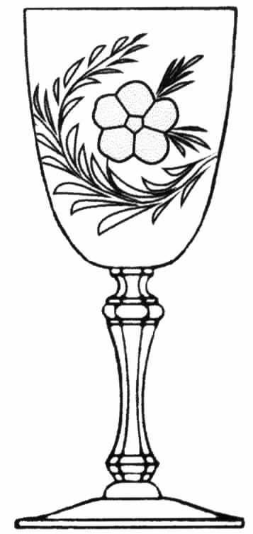 Constance Water Goblet by Tiffin-Franciscan-1