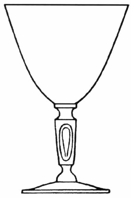 Contempo Water Goblet by Tiffin-Franciscan-1