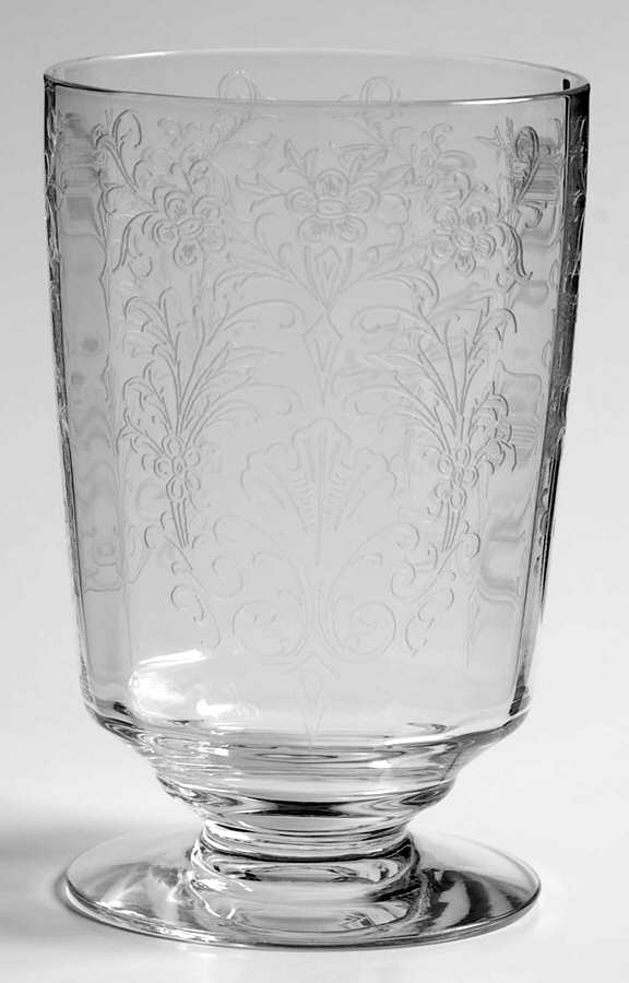 Cordelia Clear (Stem 15048) 9 Oz Footed Tumbler by Tiffin-Franciscan-1