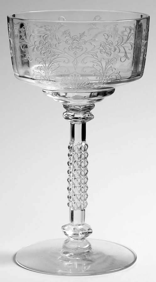Cordelia Clear (Stem 15067) Champagne/Tall Sherbet by Tiffin-Franciscan-1