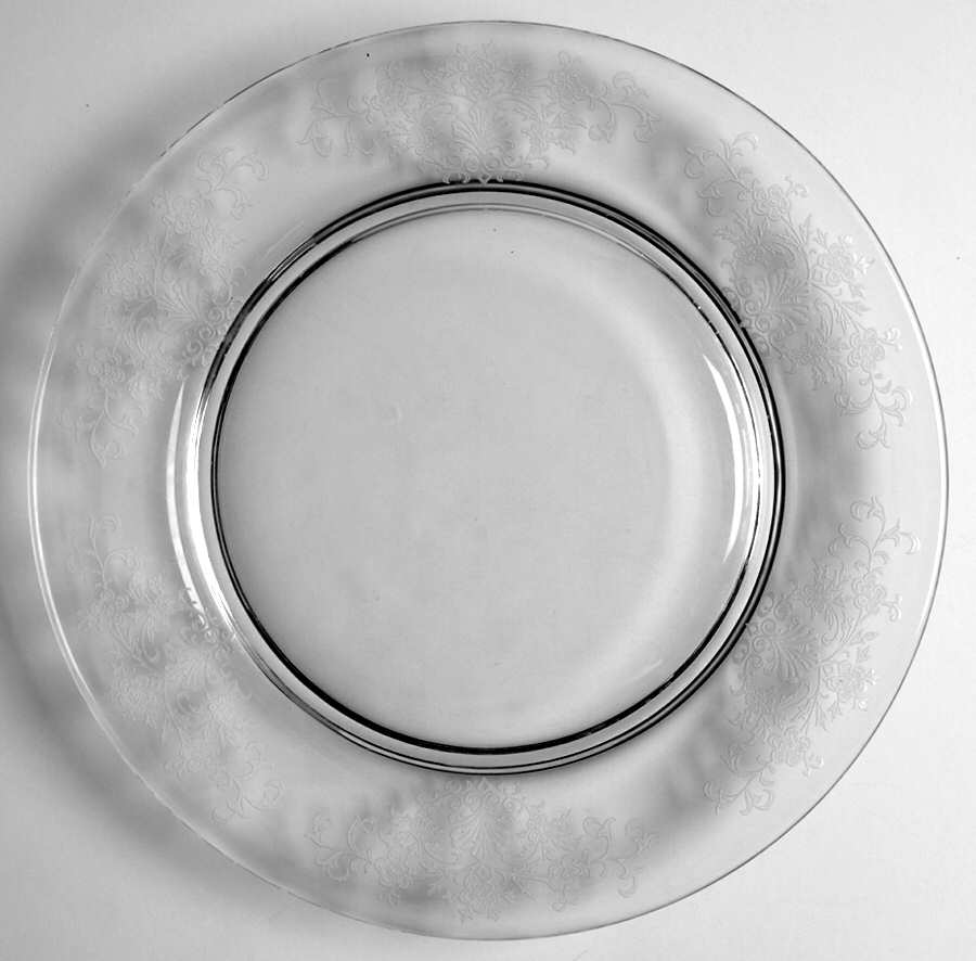 Cordelia Clear (Stem 15072) 7" Salad Plate by Tiffin-Franciscan-1