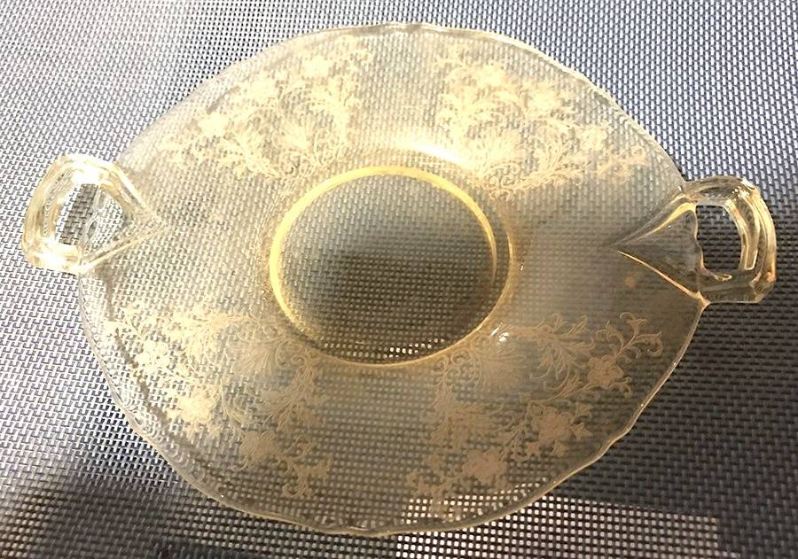Cordelia (Mandarin) 7" 2 Handled Plate by Tiffin-Franciscan-1