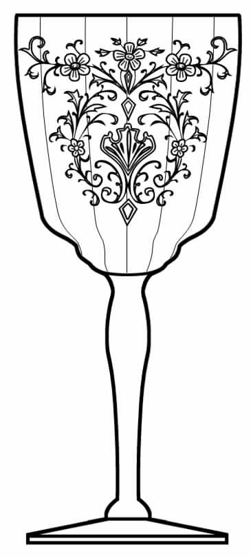 Cordelia (Mandarin) Water Goblet by Tiffin-Franciscan-1