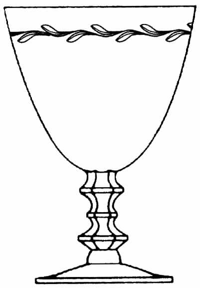 Cordova Water Goblet by Tiffin-Franciscan-1