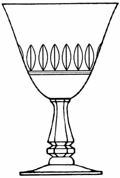 Coronet Water Goblet by Tiffin-Franciscan-1