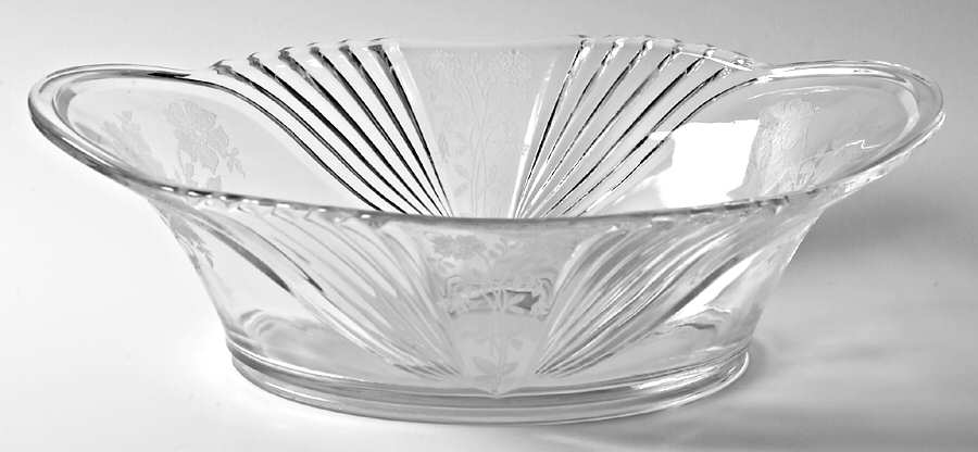 Coronet (Stem 2822) 13" Oval Bowl by Tiffin-Franciscan-1
